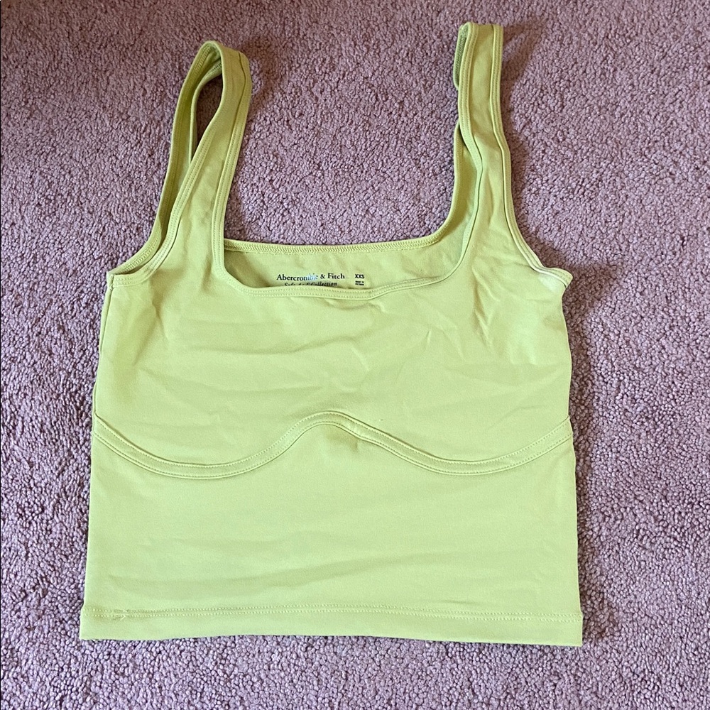 Abercrombie & Fitch Light Green Sleeveless Top